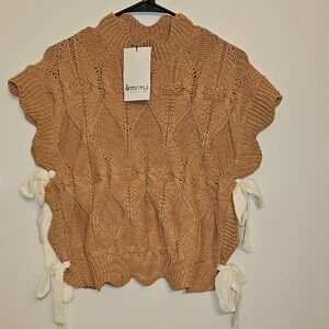 Women's Tie Side Sweater - Medium NWT